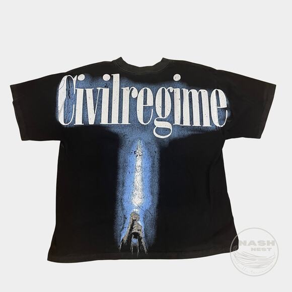 Civil Regime Star Wars Tee M | 199X Oversized, Vintage Wash White Crystal NWOT - Picture 1 of 9